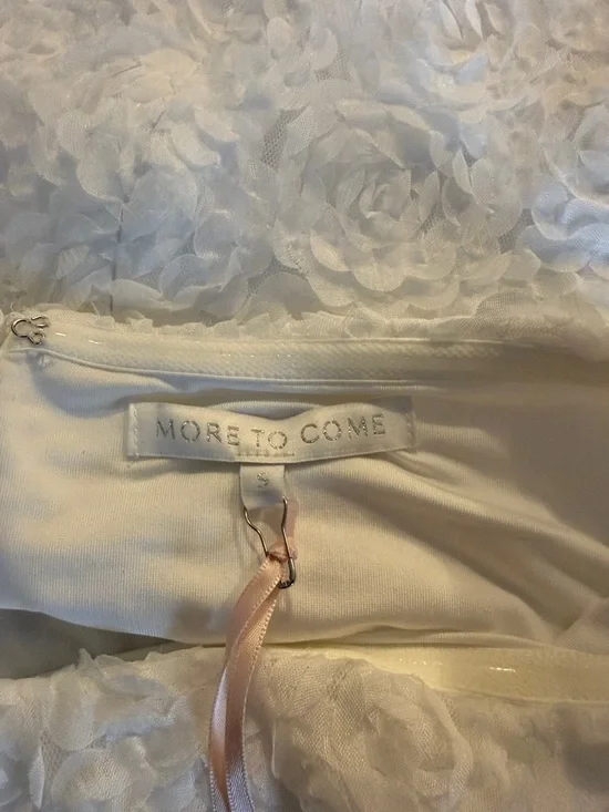 REVOLVE White Floral Strapless Mini Dress - Picture 4 of 4